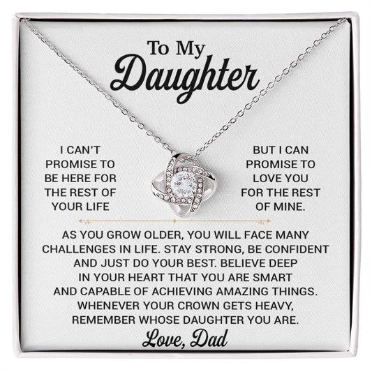 To My Daughter Necklace, Gift for Daughter from Dad, Daughter Father Necklace 9_11