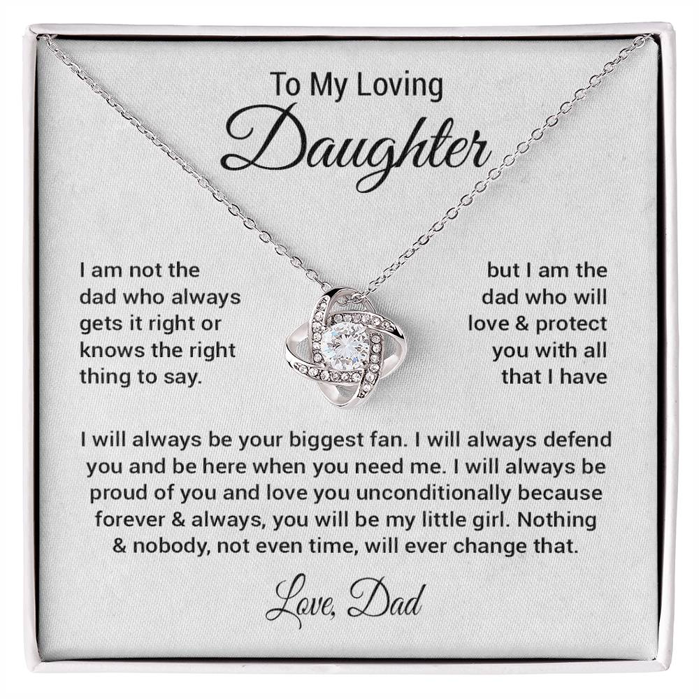 To My Daughter Necklace Gift From Dad, Daughter Gift, Father Daughter Necklace 23_8