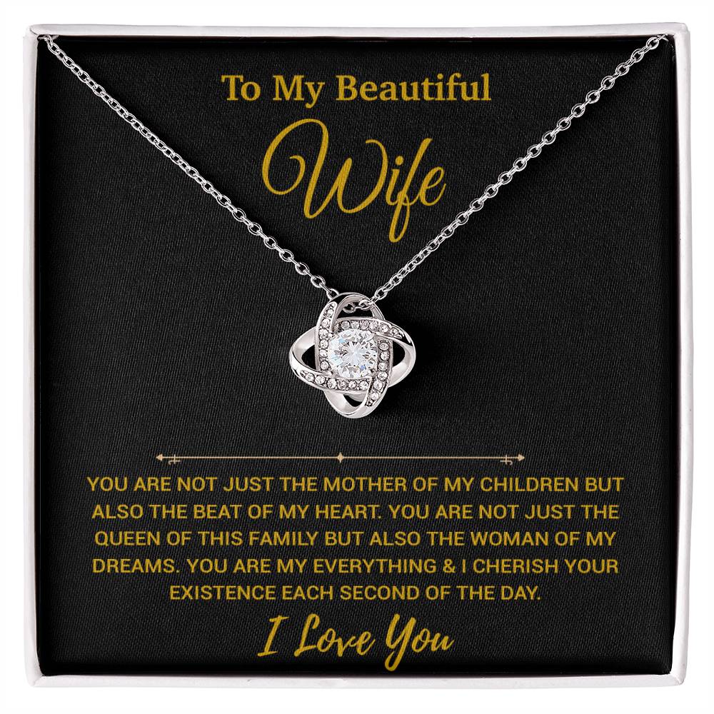 To My Wife Necklace, Christmas Gifts For Women, Anniversary Gift For Wife 20_11_Gold