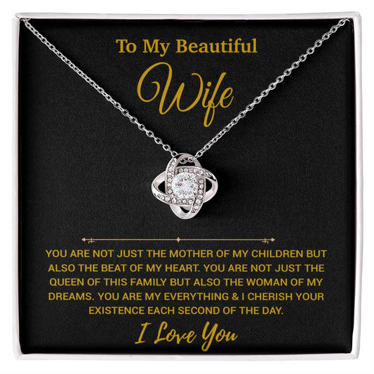 To My Wife Necklace, Christmas Gifts For Women, Anniversary Gift For Wife 20_11_Gold