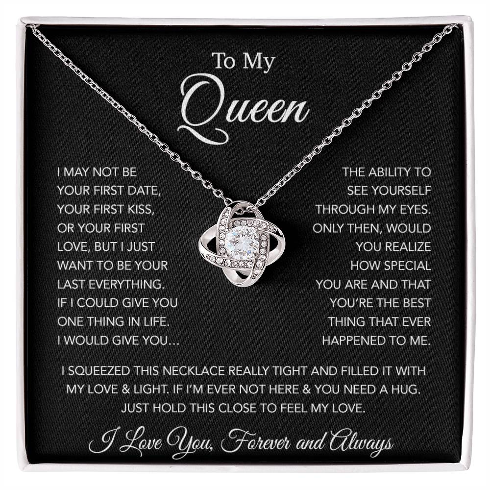 To My Queen Necklace, Anniversary Gift For Wife, Girlfriend Necklace, Birthday Gift For Wife 20_1
