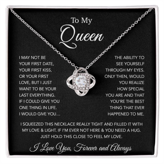 To My Queen Necklace, Anniversary Gift For Wife, Girlfriend Necklace, Birthday Gift For Wife 20_1