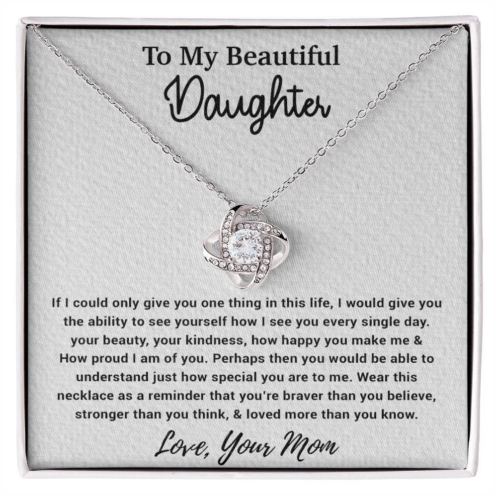To My Daughter Necklace, Gift For Daughter From Mom, Birthday Gifts 4_10