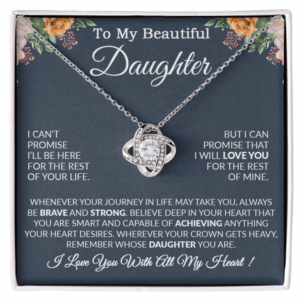 To My Daughter Necklace Gift From Dad, Daughter Gift, Father Daughter Necklace 14_9