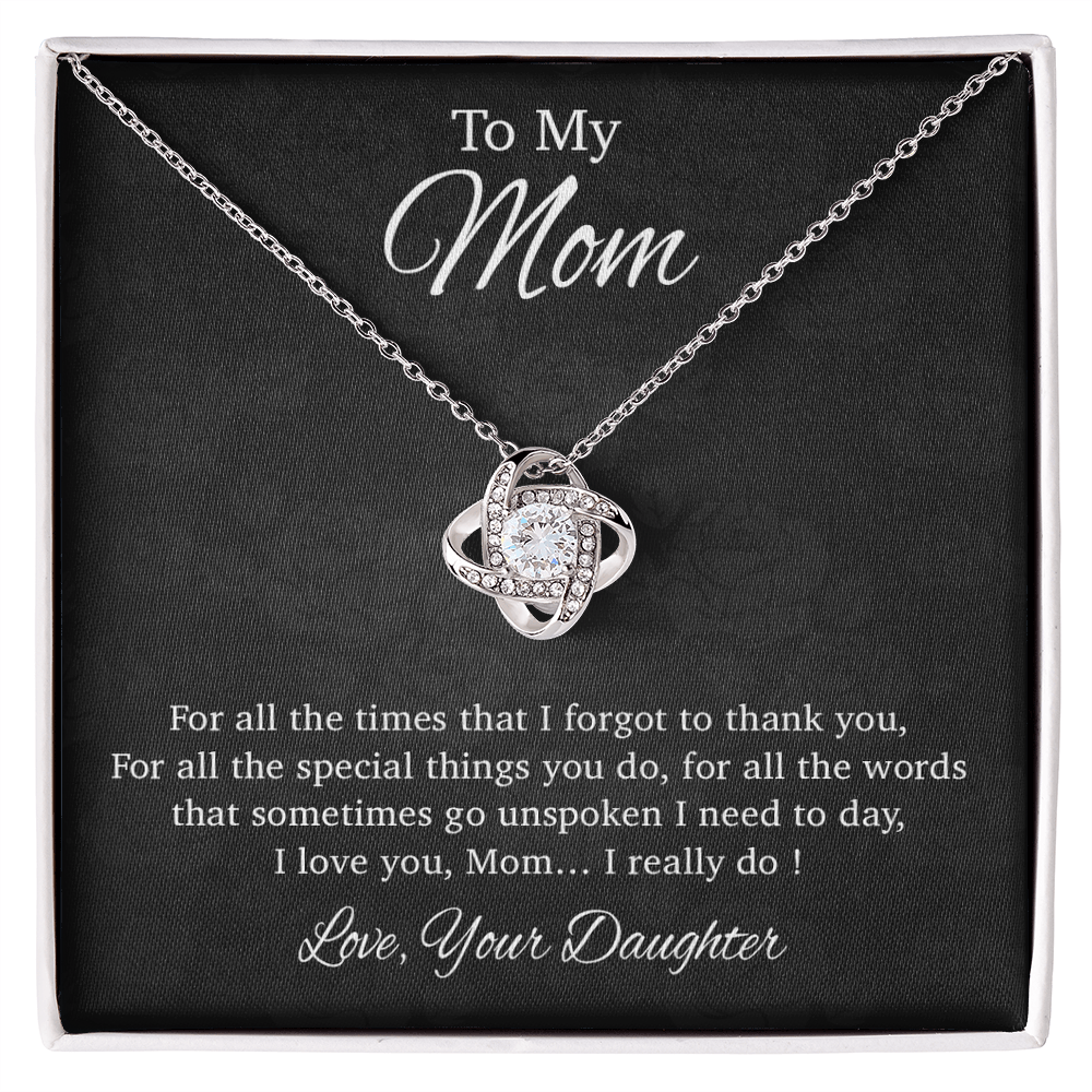 To My Mom Necklace, Gift For Mom From Daughter, Mother's Day Gifts 31_3