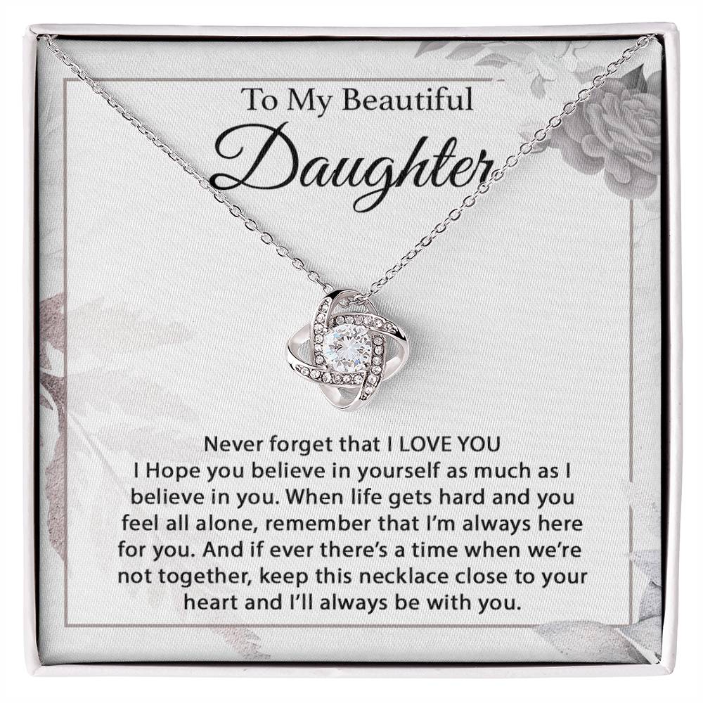 To My Daughter Necklace, Daughter Father Necklace, Daughter Gift From Dad, Mom 13_1