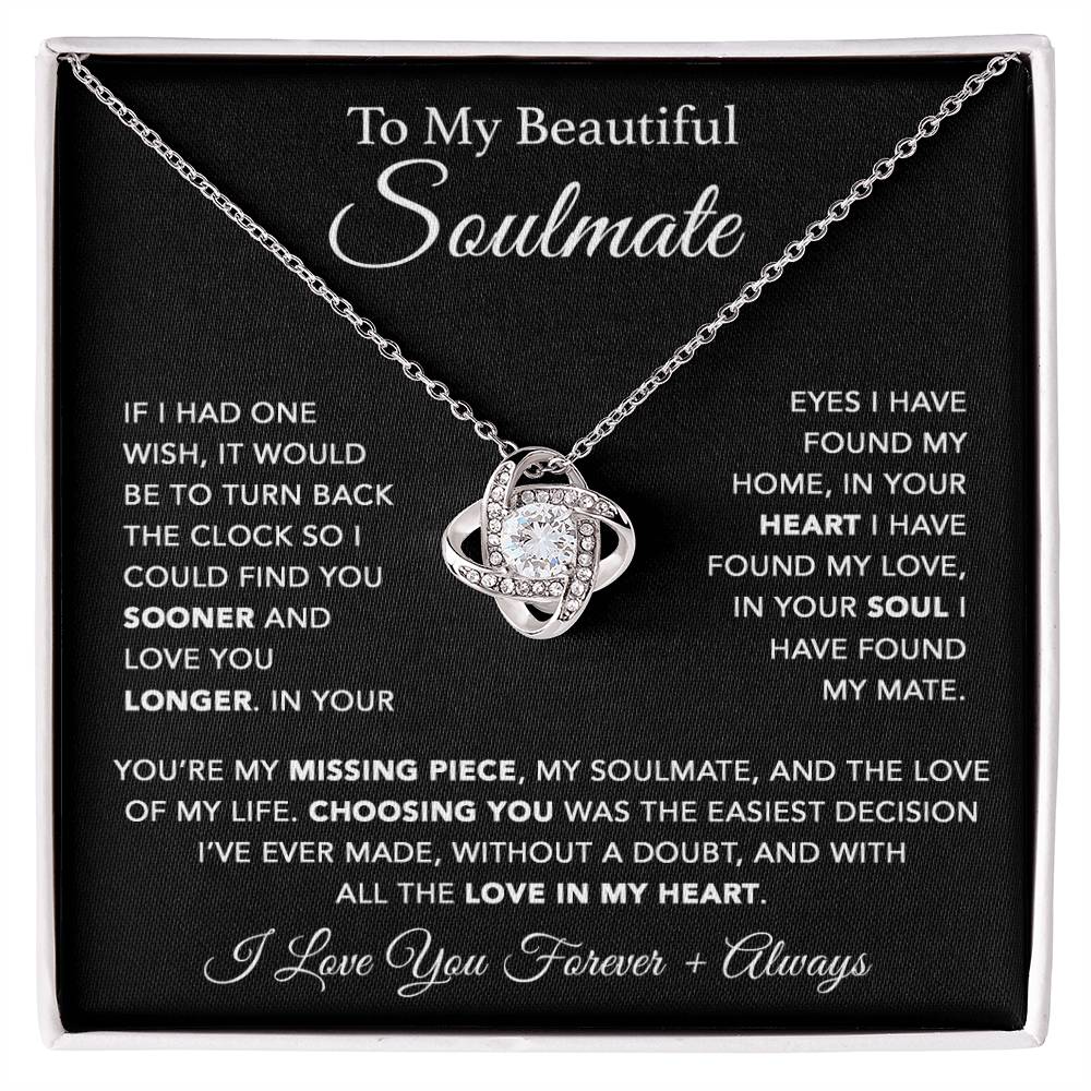 To My Soulmate Necklace, Soulmate Gift, Gift For Girlfriend, Christmas Gift 10_1