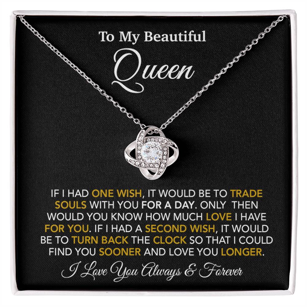 To My Queen Necklace, Anniversary Gift For Wife, Girlfriend Necklace, Birthday Gift For Wife_24_1