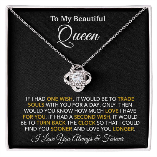 To My Queen Necklace, Anniversary Gift For Wife, Girlfriend Necklace, Birthday Gift For Wife_24_1