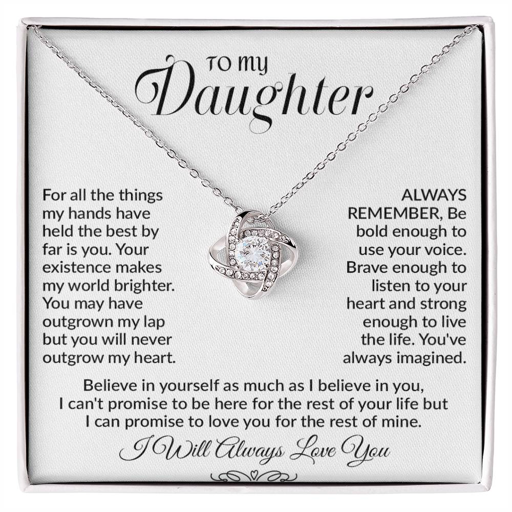 To My Daughter Necklace, Gift for Daughter from Dad, Daughter Father Necklace 6_10