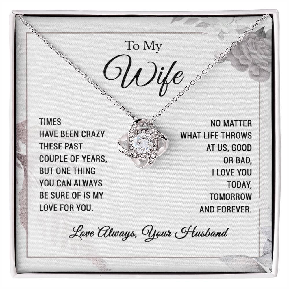 To My Wife Necklace Wife Gift from Husband, Anniversary Gift, Wife Birthday