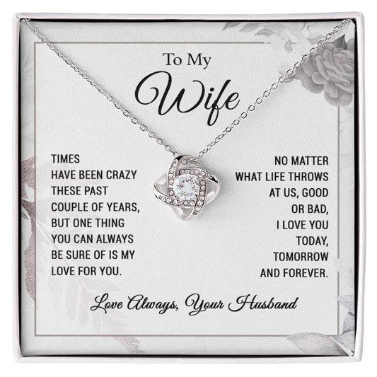 To My Wife Necklace Wife Gift from Husband, Anniversary Gift, Wife Birthday