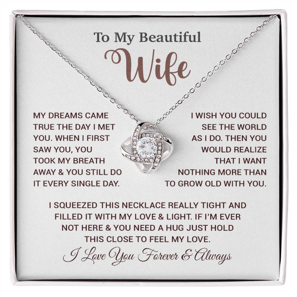 To My Wife Necklace, Wife Gift From Husband, Wife Husband Necklace, Christmas Gift 24_9