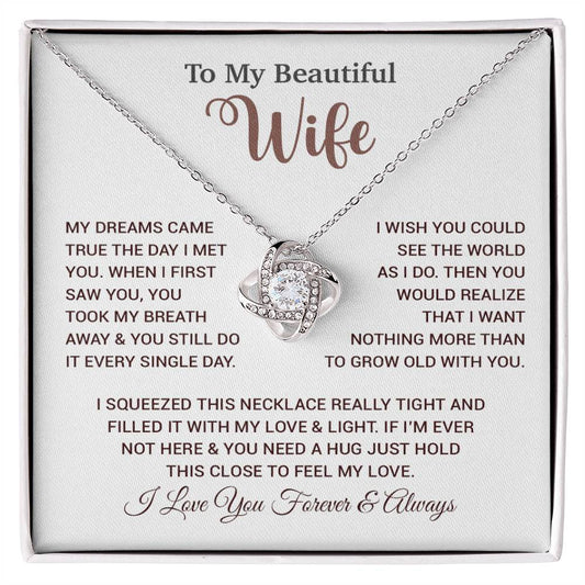 To My Wife Necklace, Wife Gift From Husband, Wife Husband Necklace, Christmas Gift 24_9