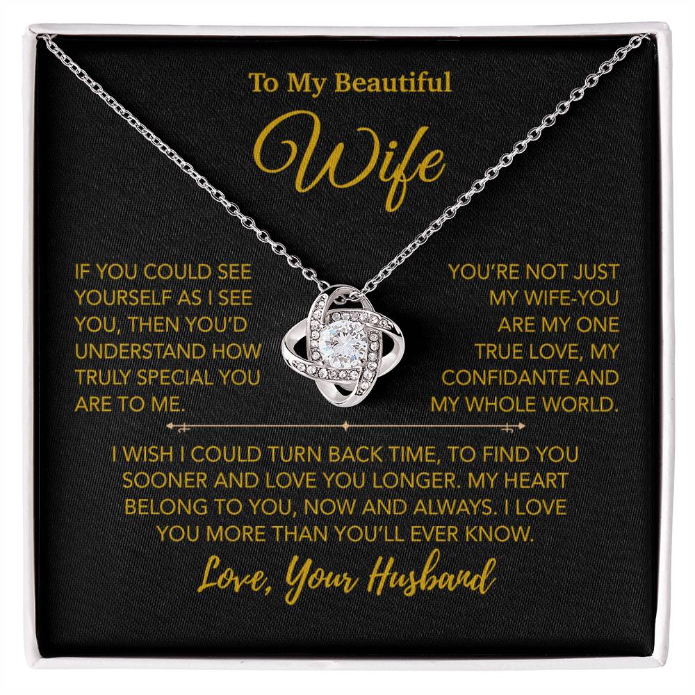 To My Wife Necklace, Vanlentines Gifts For Women, Anniversary Gift For Wife 28_12_Gold