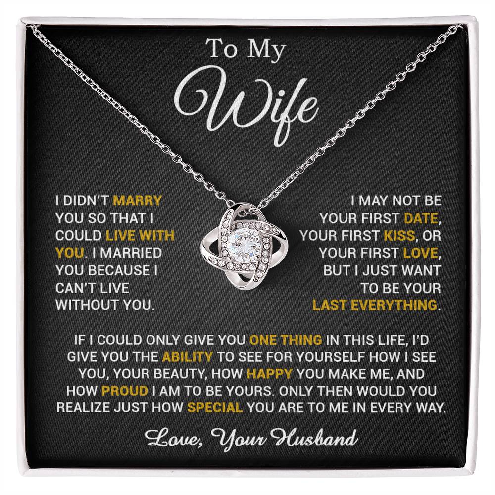 To My Wife Necklace, Gift For Wife, Anniversary Gift For Wife, Necklace For Wife 2_6