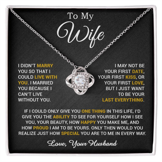 To My Wife Necklace, Gift For Wife, Anniversary Gift For Wife, Necklace For Wife 2_6
