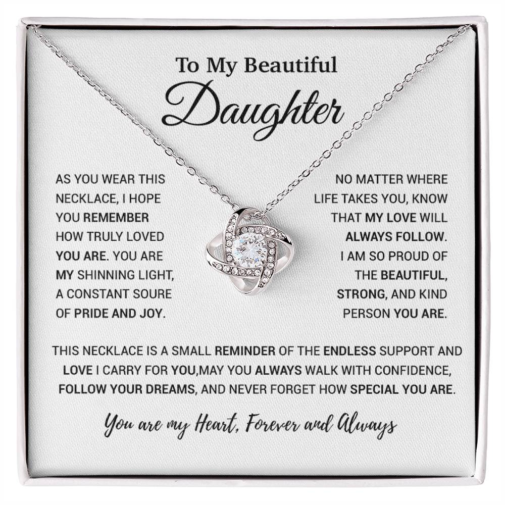 To My Daughter Necklace, Daughter Father Necklace, Daughter Gift From Dad 4_9_2024