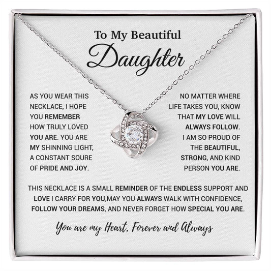 To My Daughter Necklace, Daughter Father Necklace, Daughter Gift From Dad 4_9_2024