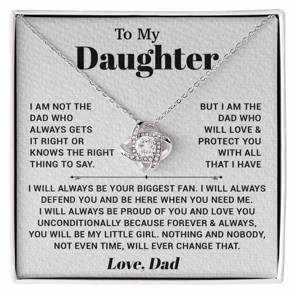 To My Daughter Necklace, Gift for Daughter from Dad, Father Daughter Necklace 4_10