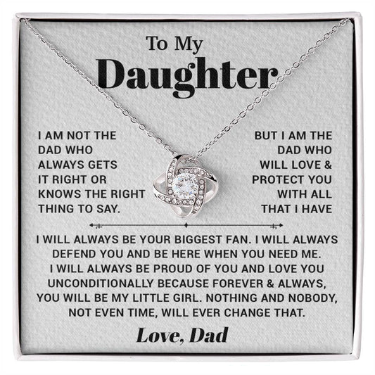 To My Daughter Necklace, Gift for Daughter from Dad, Father Daughter Necklace 4_10