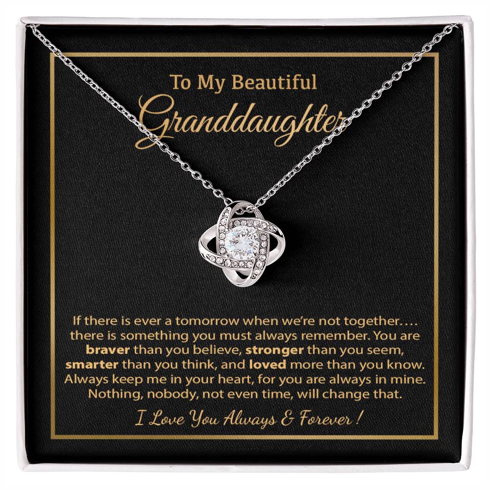 To My Granddaughter Necklace, Birthday Gift For Granddaughter, Birthday Gifts 8_12