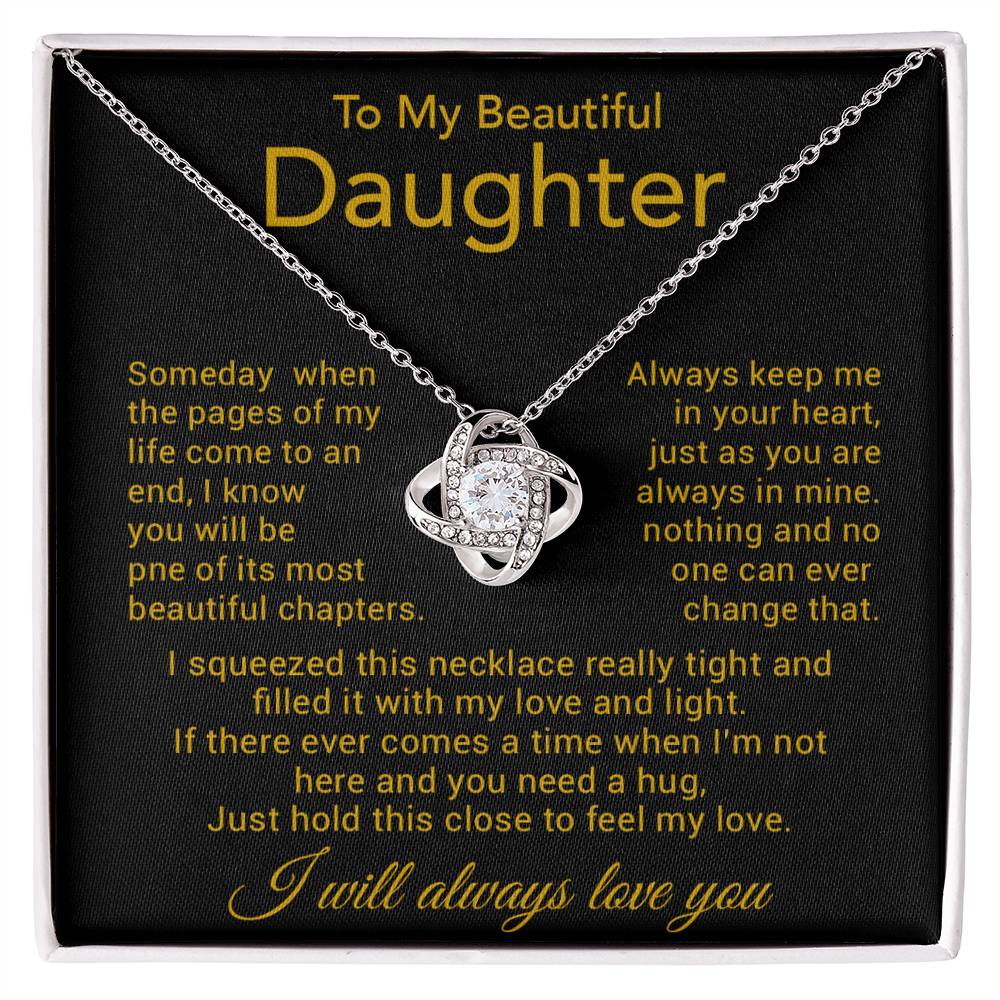 To My Daughter Necklace, Gift for Daughter from Dad, Father Daughter Necklace 8_11