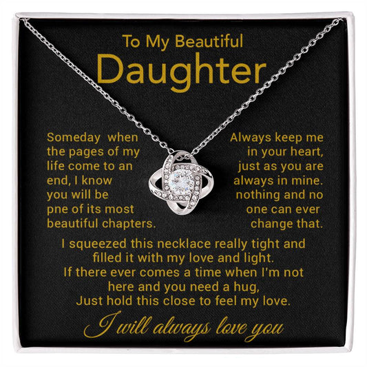 To My Daughter Necklace, Gift for Daughter from Dad, Father Daughter Necklace 8_11