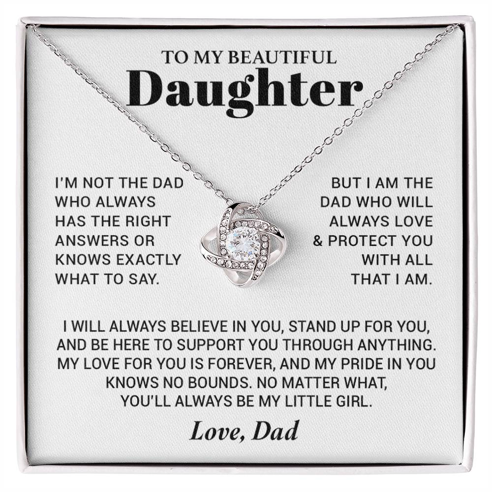 To My Daughter Necklace from Dad, Daughter Dad Necklace, Gifts for Daughter 17_10