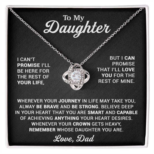 To My Daughter Necklace, Gift for Daughter from Dad, Daughter Father Necklace 12_4