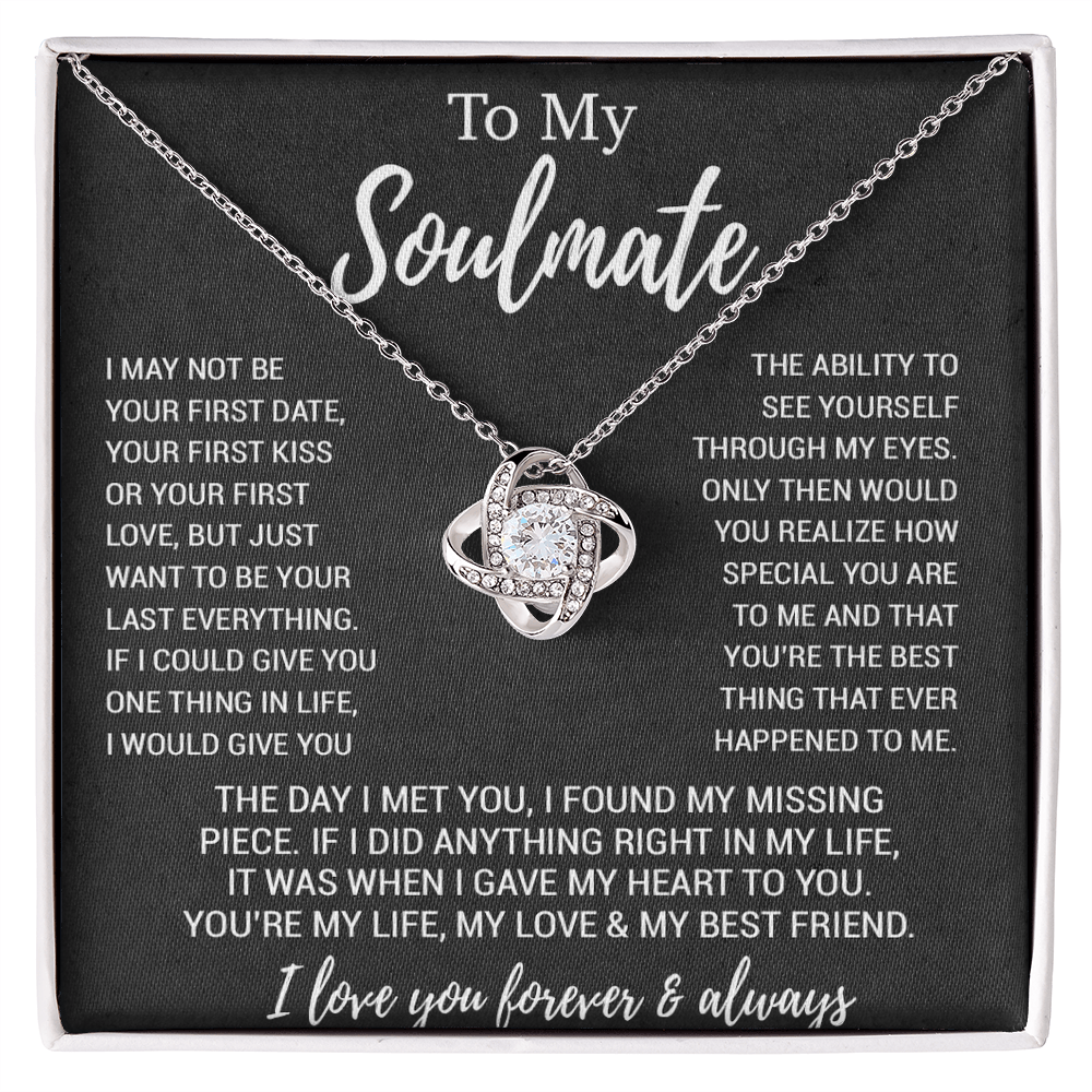 To My Soulmate Necklace, Birthday Gifts For Her, Christmas Gift For Soulmate 12_9