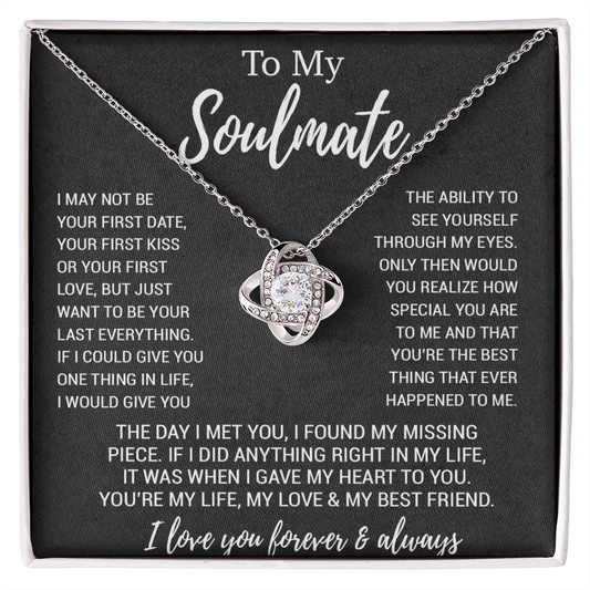 To My Soulmate Necklace, Birthday Gifts For Her, Christmas Gift For Soulmate 12_9