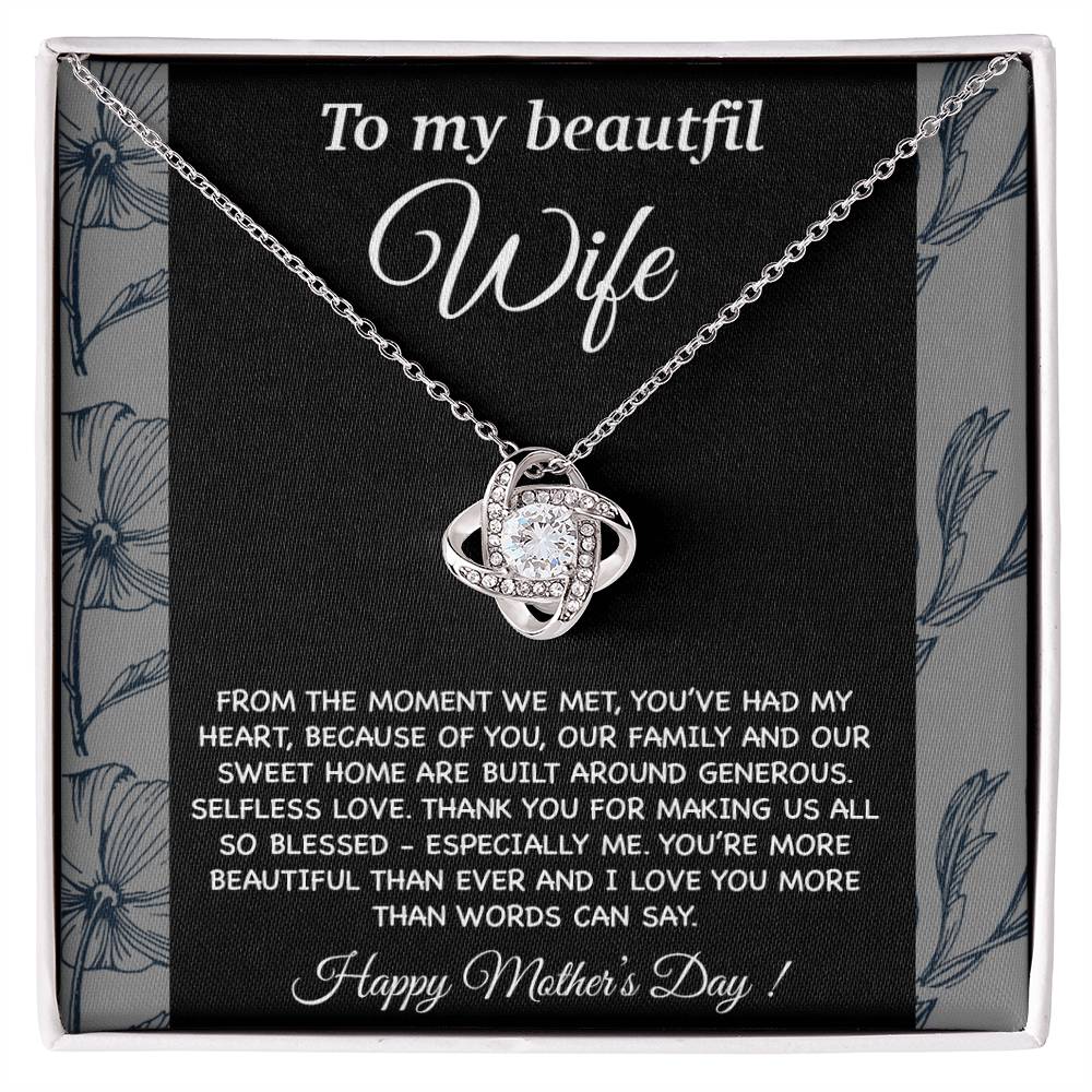 To My Wife Necklace, Gift For Wife, Anniversary Gift For Wife, Necklace For Wife 11_3