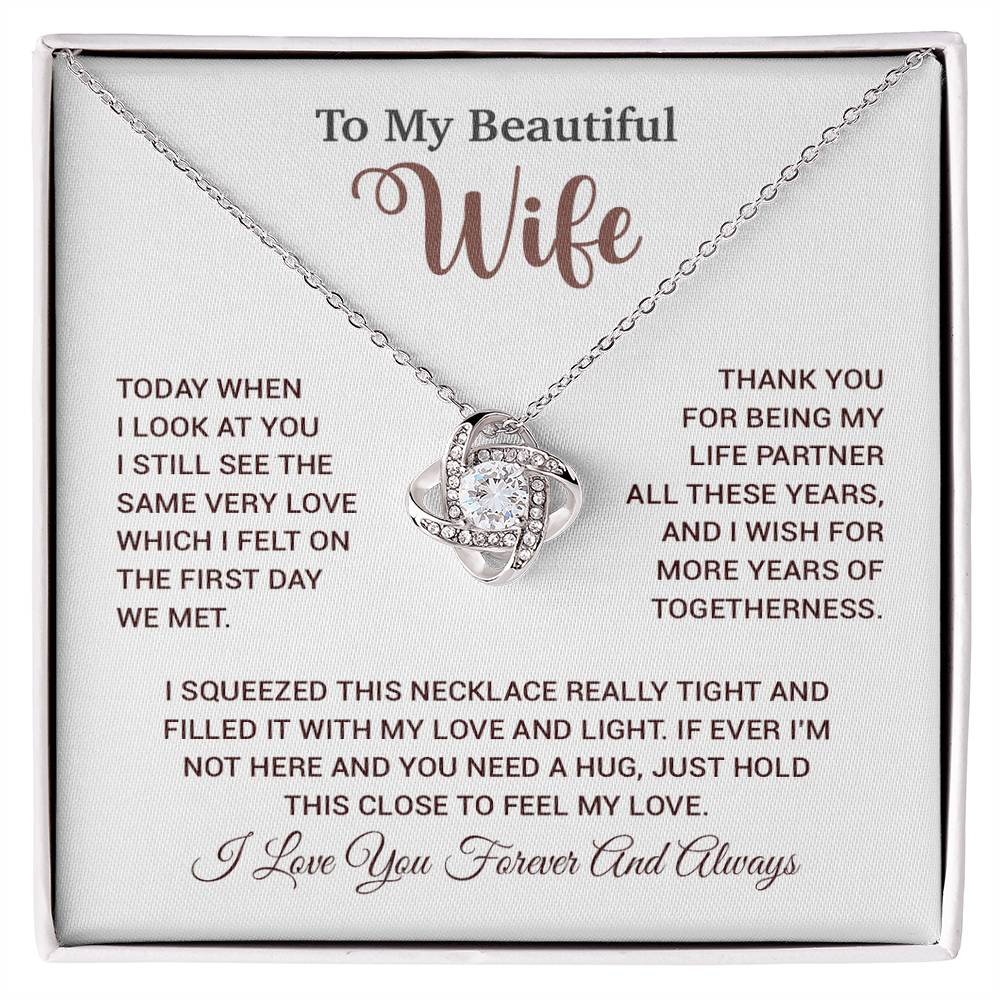 To My Wife Necklace, Wife Gift From Husband, Wife Husband Necklace, Christmas Gift 17_9