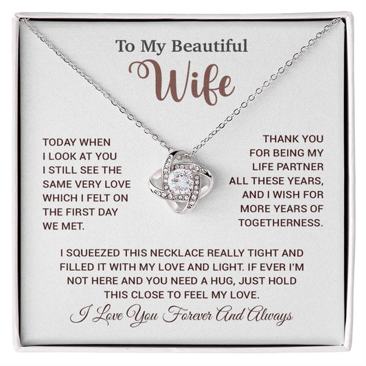 To My Wife Necklace, Wife Gift From Husband, Wife Husband Necklace, Christmas Gift 17_9
