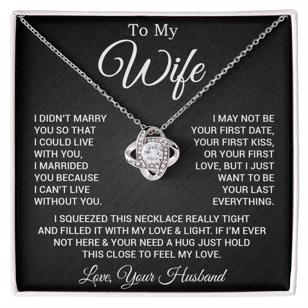 To My Wife Necklace, Gift For Wife, Anniversary Gift For Wife, Necklace For Wife 25_2