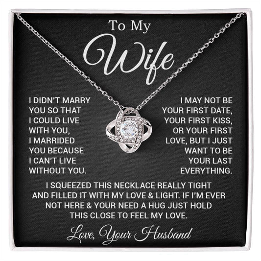 To My Wife Necklace, Gift For Wife, Anniversary Gift For Wife, Necklace For Wife 25_2