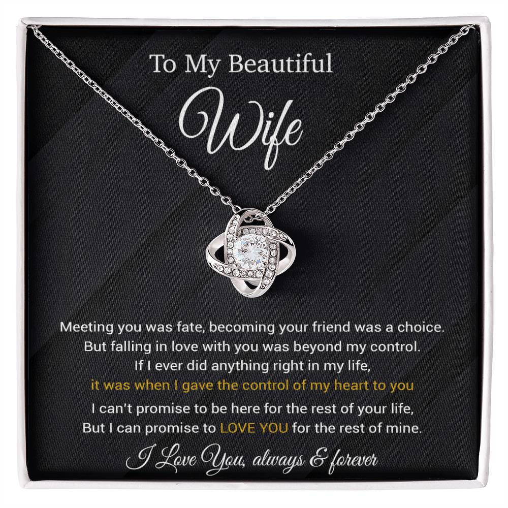 To My Wife Necklace, Wife Gift from Husband, Wife Birthday Gift, Christmas Gift 14_2