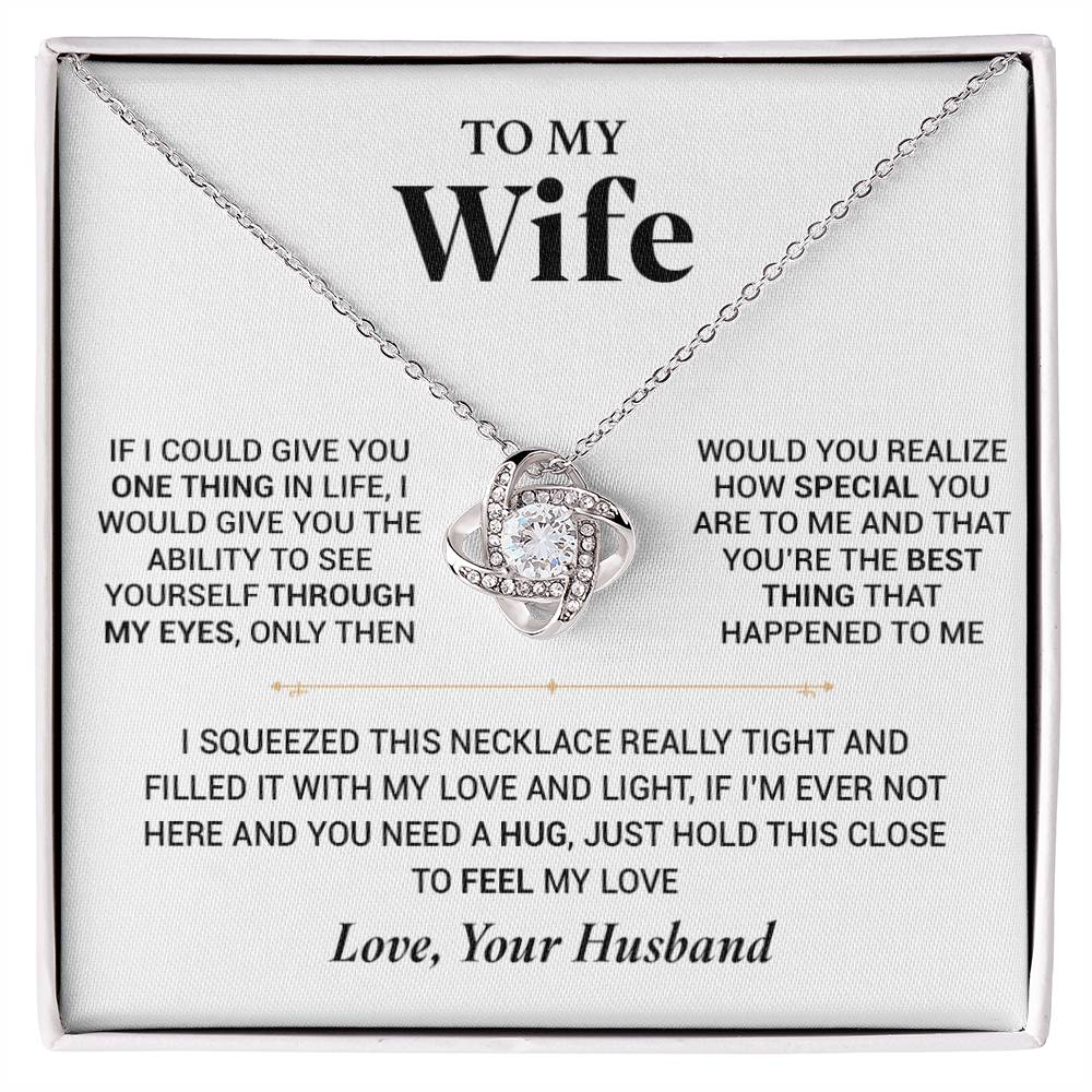 To My Wife Necklace, Christmas Gift For Wife, Christmas Gifts For Her, Wife Gift