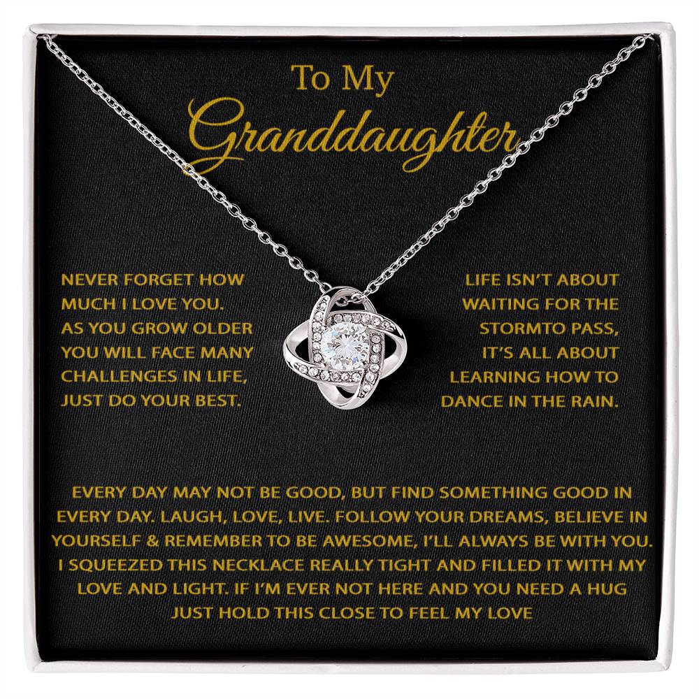 To My Granddaughter Necklace, Birthday Gift For Granddaughter, Birthday Gifts 26_9