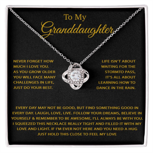 To My Granddaughter Necklace, Birthday Gift For Granddaughter, Birthday Gifts 26_9