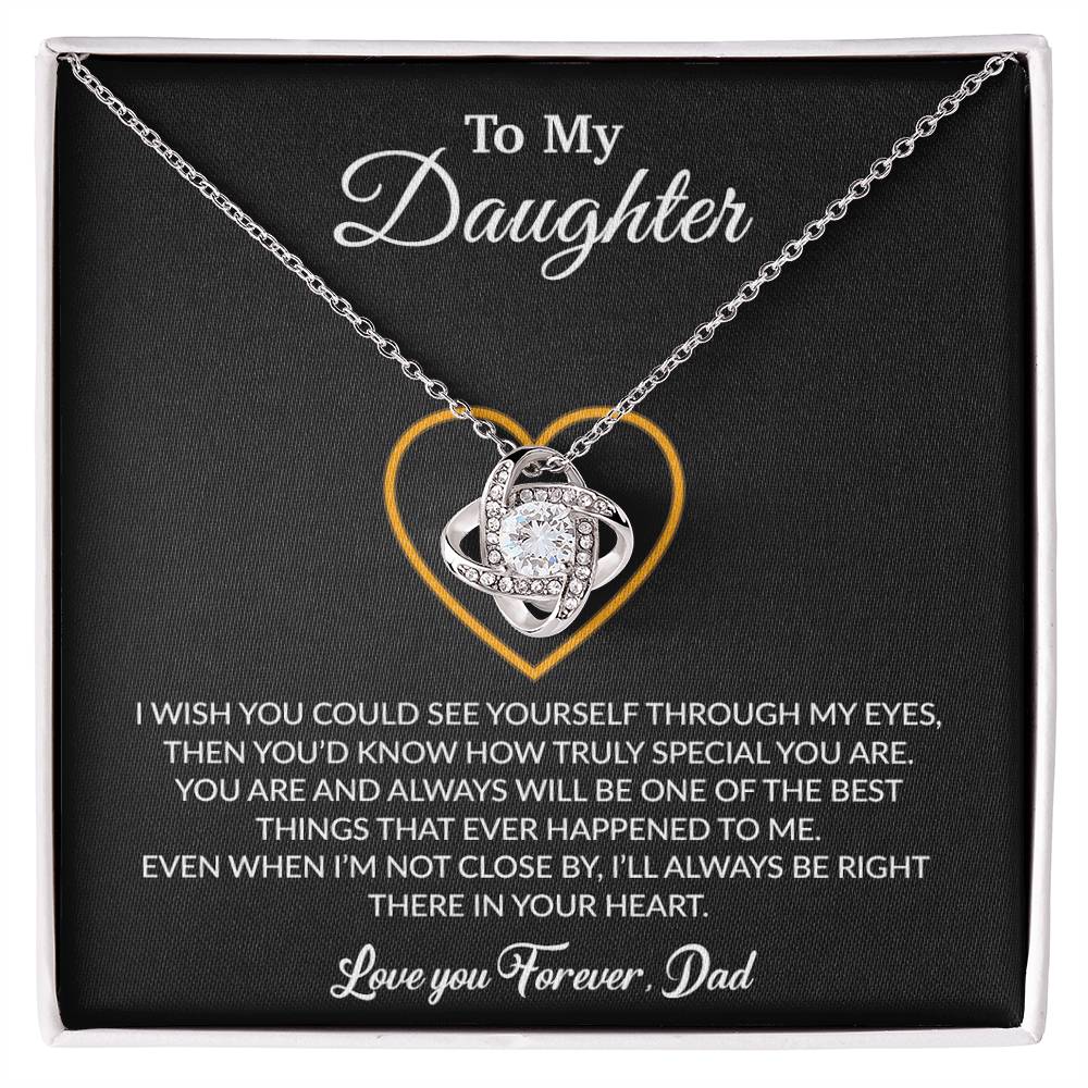 To My Daughter Necklace, Gift for Daughter from Dad, Father Daughter Necklace 22_6