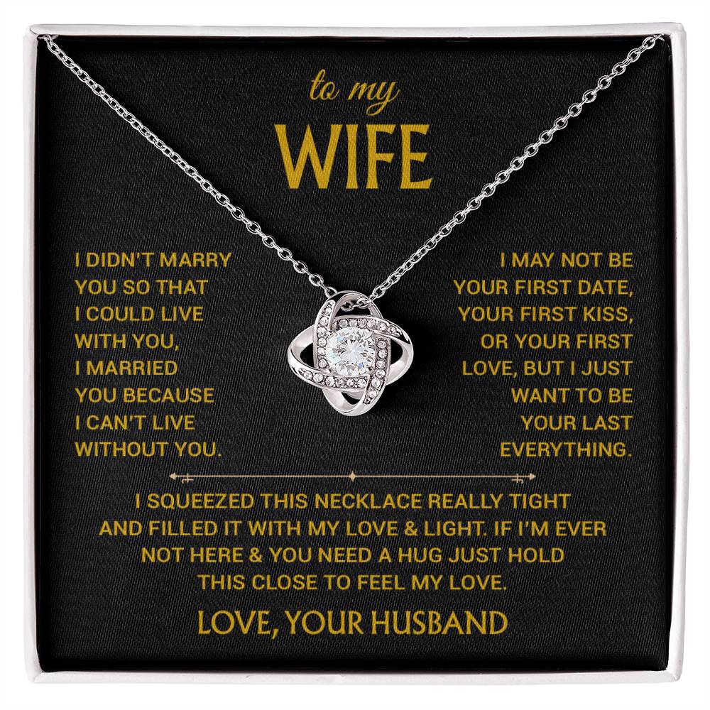 To My Wife Necklace, Christmas Gifts For Women, Anniversary Gift For Wife