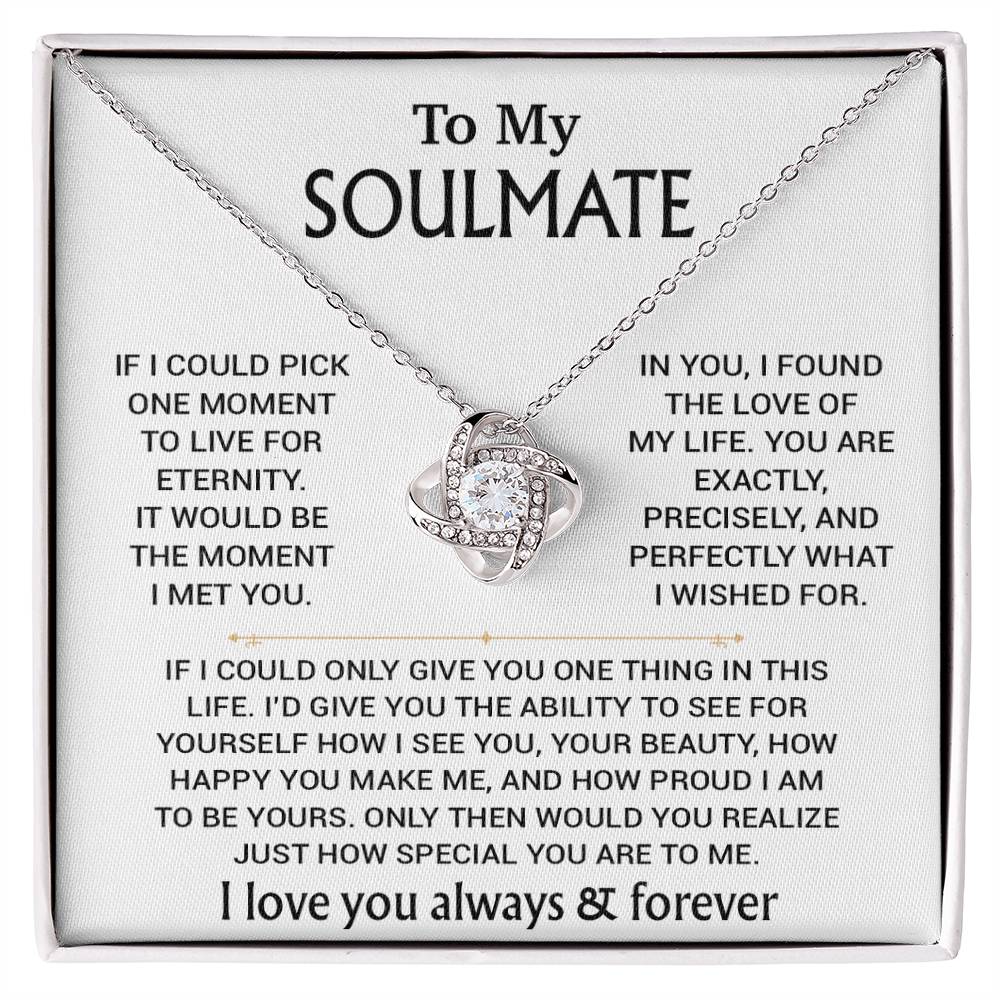 To My Soulmate Necklace, Soulmate Gift, Gift For Girlfriend, Christmas Gift 27_8_WHITE