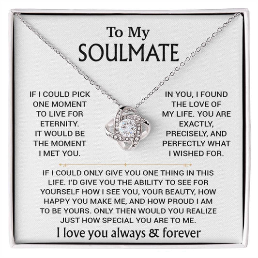 To My Soulmate Necklace, Soulmate Gift, Gift For Girlfriend, Christmas Gift 27_8_WHITE