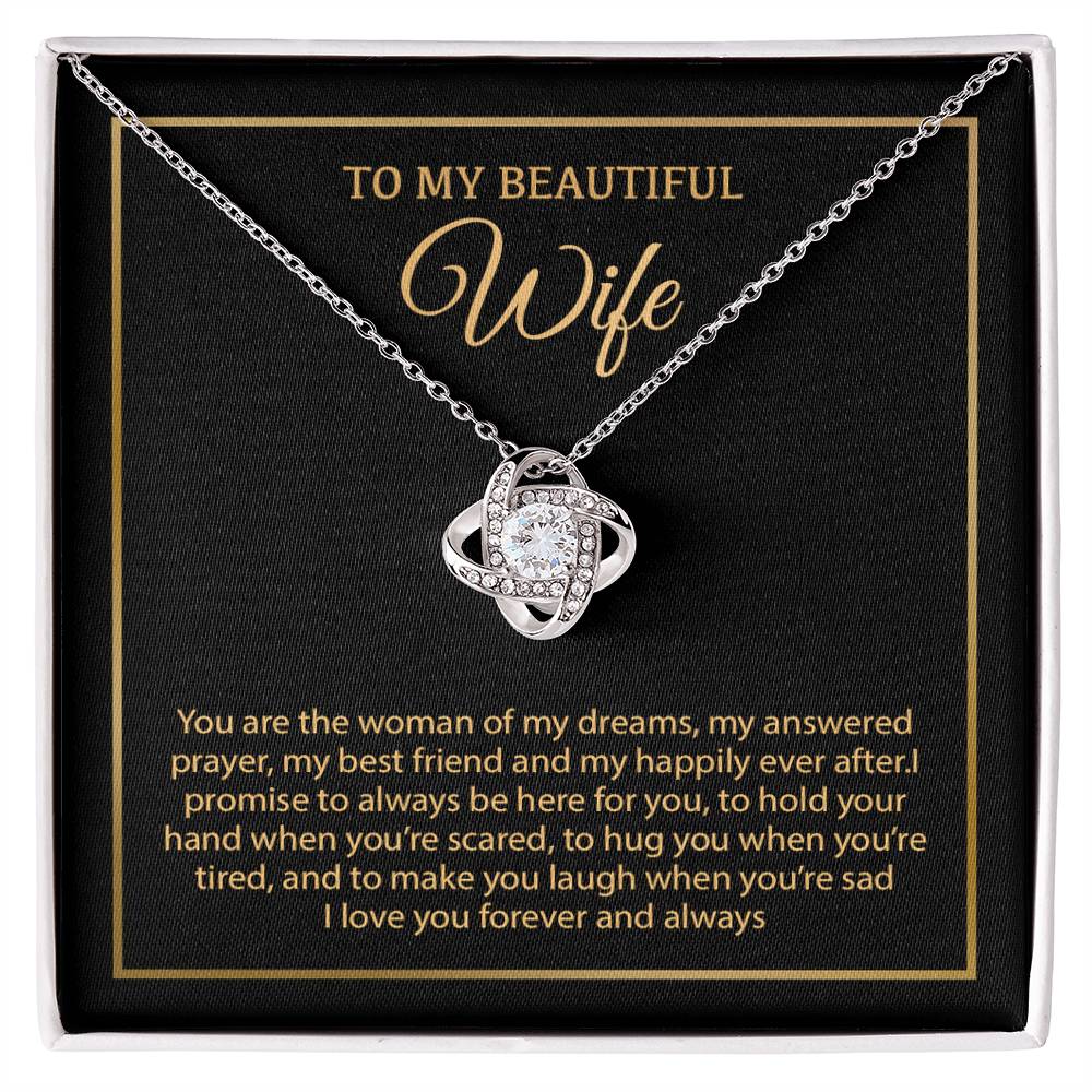 To My Wife Necklace, Christmas Gifts For Women, Anniversary Gift For Wife 19_12_Gold