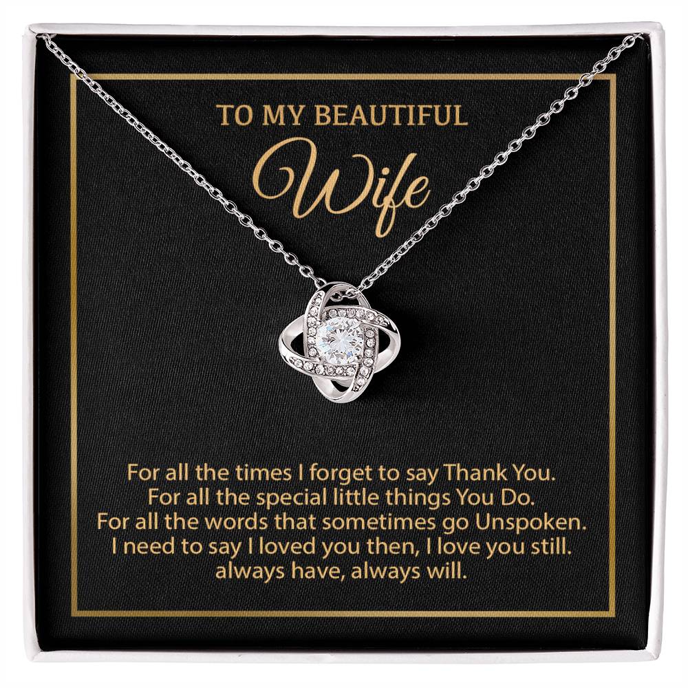 To My Wife Necklace, Christmas Gifts For Women, Anniversary Gift For Wife 20_12