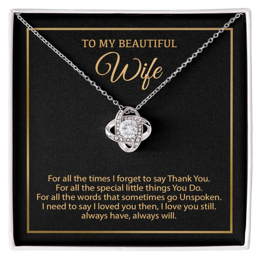 To My Wife Necklace, Christmas Gifts For Women, Anniversary Gift For Wife 20_12