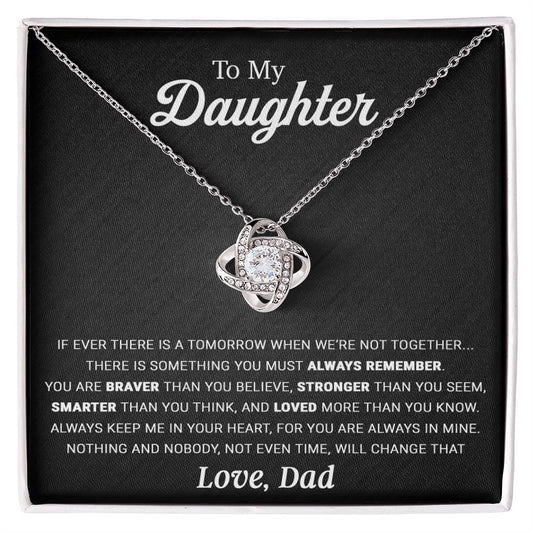 To My Daughter Necklace, Daughter Father Necklace, Daughter Gift From Dad 10_4