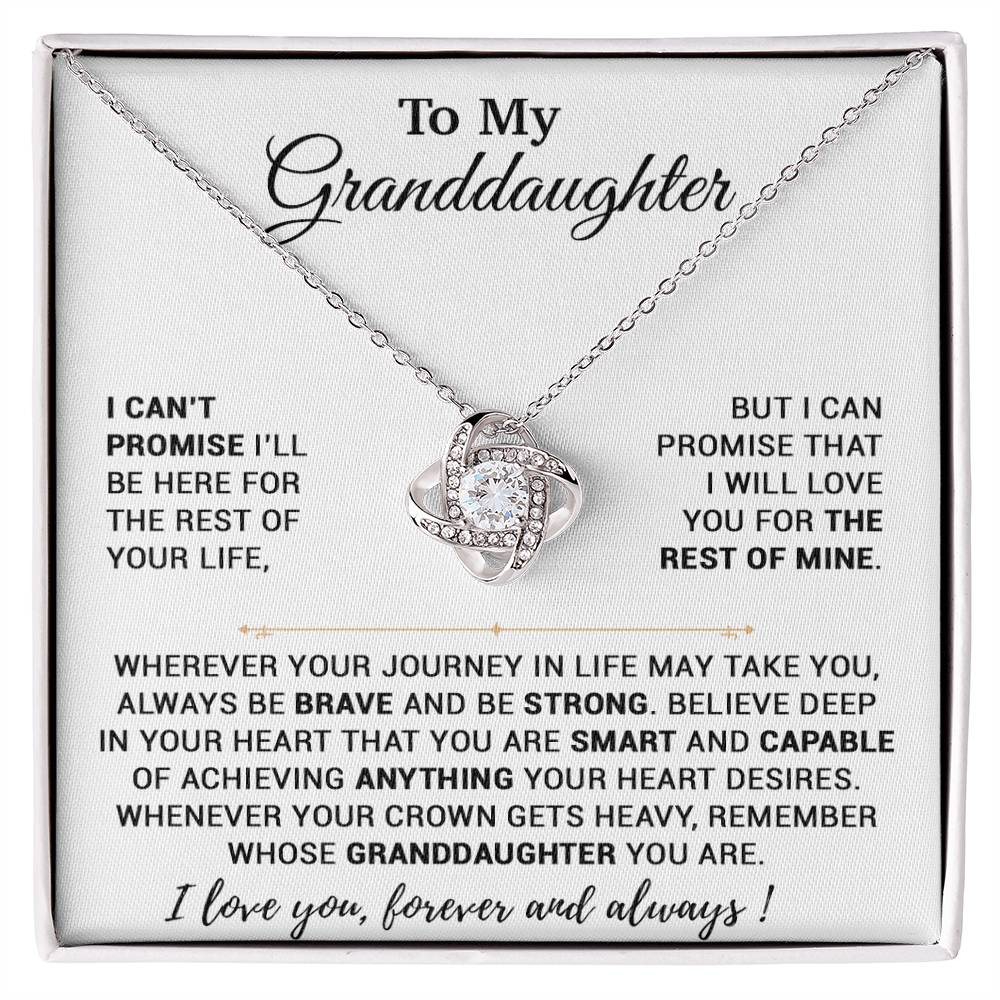 To My Granddaughter Necklace, Birthday Gift For Granddaughter, Birthday Gifts 7_10